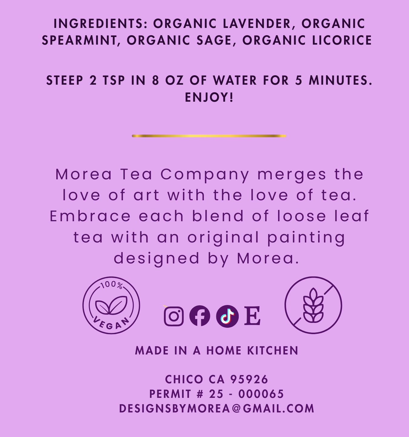 Lavender Mint Tea
